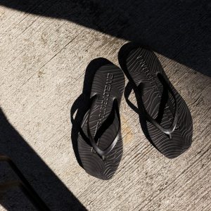 Envelope x Sleepers Black Flip Flop