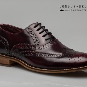 London Brogues- Gatsby Bordo Polished