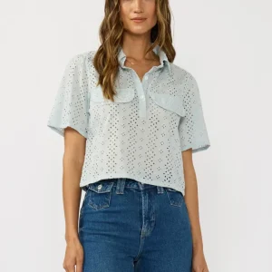 Lilith Eyelet Top