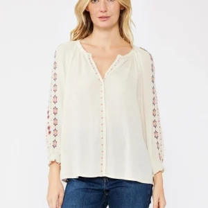 Nessie Embroidered Blouse