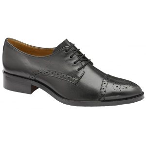Ravel Union Black Leather Brogue